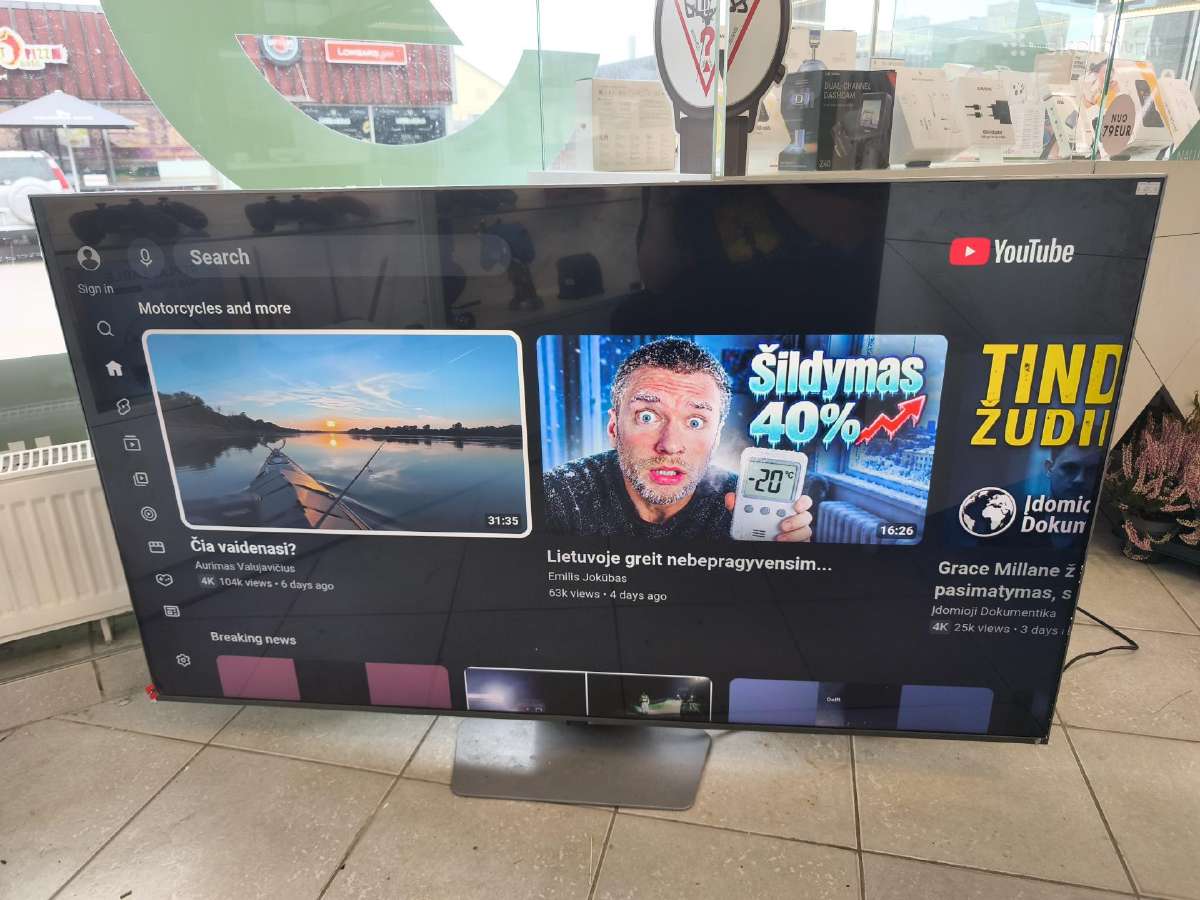 Samsung 55" Smart TV Qled 4k su 4 metų Garantija! - nuotraukos Nr. 4