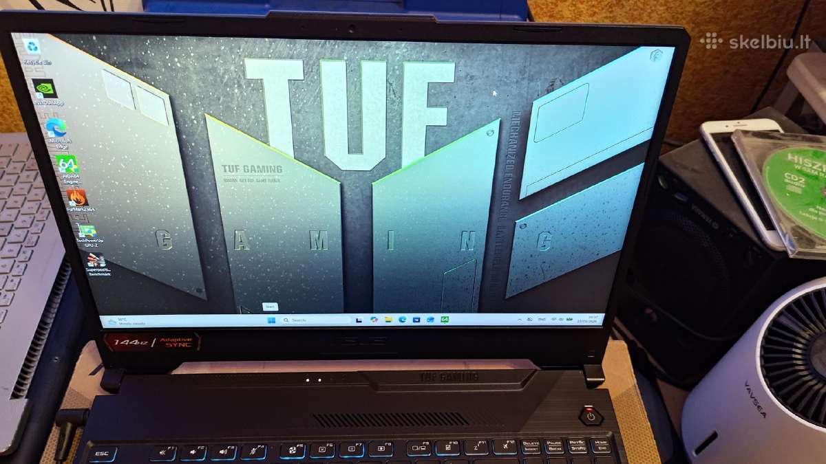 Asus Tuf Gaming F15(fx506h),15.6" Fhd 144hz - nuotraukos Nr. 4