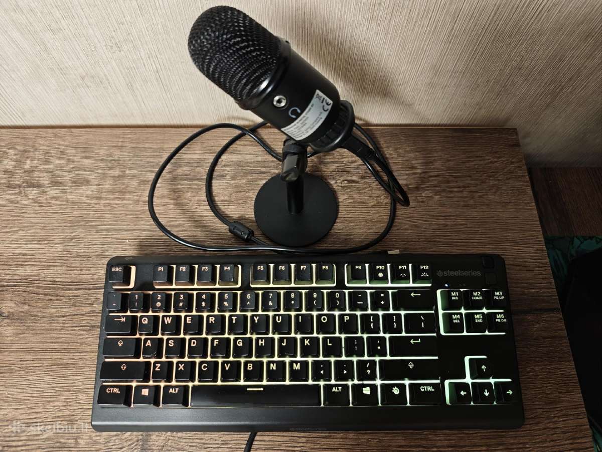 Steelseries Apex 3 Tkl + Nor-tec mikrofonas - nuotraukos Nr. 2
