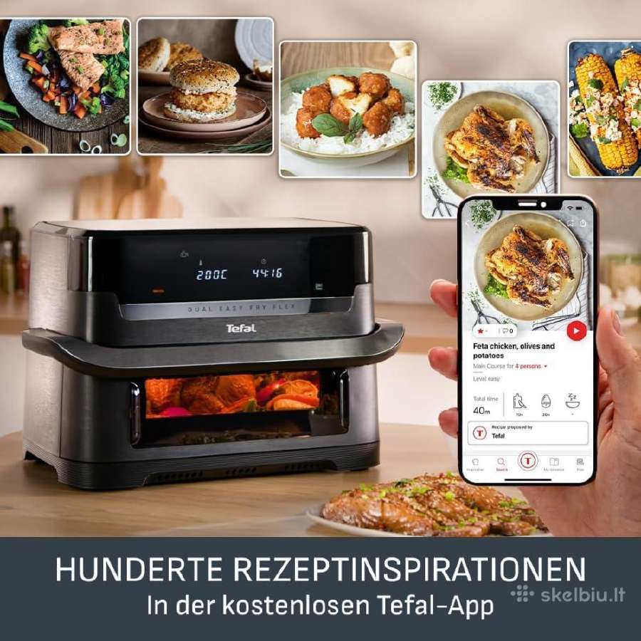 Tefal Dual Easy Fry Flex gruzdintuvė - nuotraukos Nr. 3
