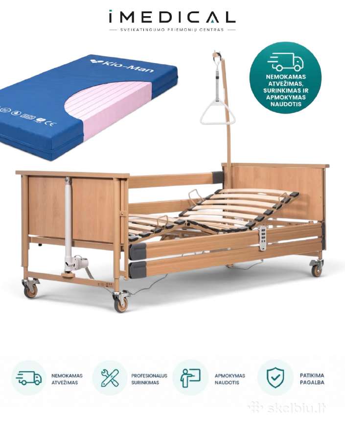 Elektrinės Funkcinės Slaugos Lovos - imedical LT - nuotraukos Nr. 2