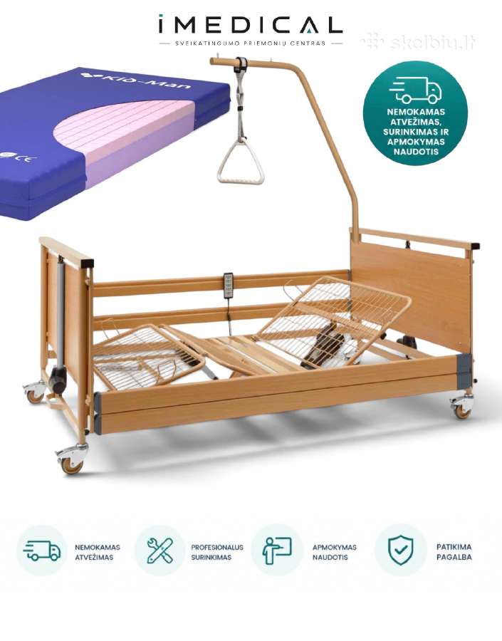 Elektrinės Funkcinės Slaugos Lovos - imedical LT - nuotraukos Nr. 4