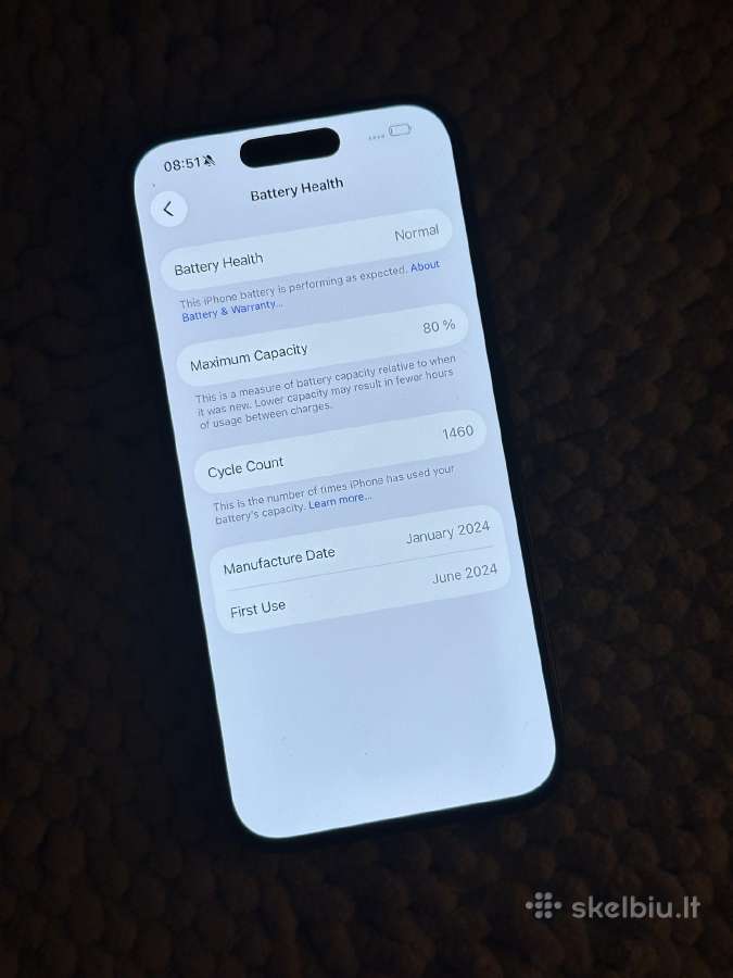 iPhone 15 Pro 128gb - nuotraukos Nr. 8