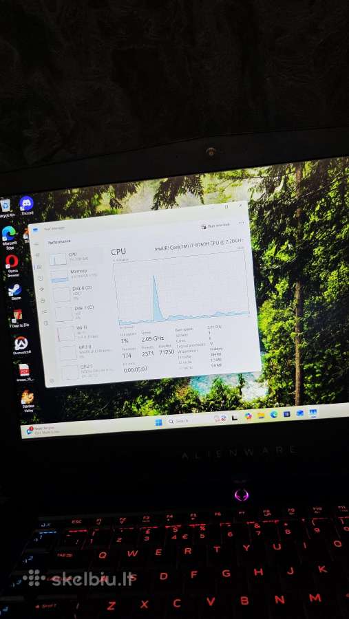 Gaming laptop Alienware 15 R3 - nuotraukos Nr. 3