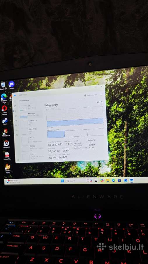 Gaming laptop Alienware 15 R3 - nuotraukos Nr. 4
