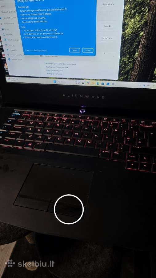 Gaming laptop Alienware 15 R3 - nuotraukos Nr. 8