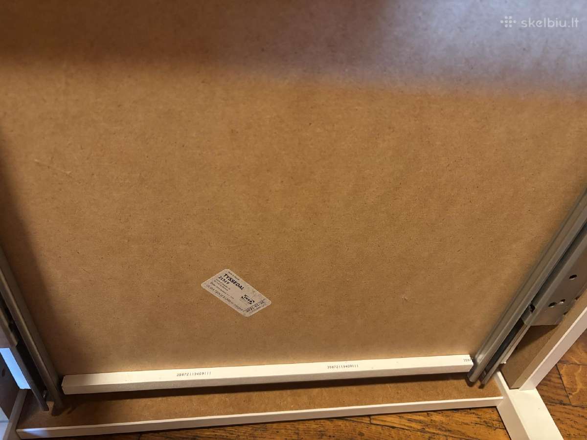 Baltas Ikea naktinis staliukas su stalčiumi - nuotraukos Nr. 7