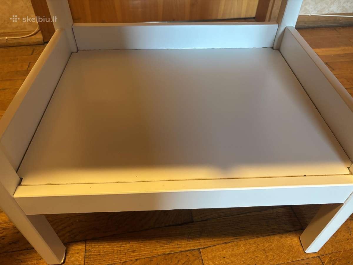 Baltas Ikea naktinis staliukas su stalčiumi - nuotraukos Nr. 16