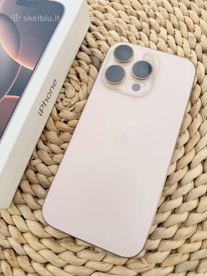 iPhone 16 Pro 256 GB Desert Titanium - nuotraukos Nr. 3