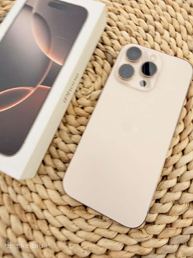 iPhone 16 Pro 256 GB Desert Titanium - nuotraukos Nr. 4