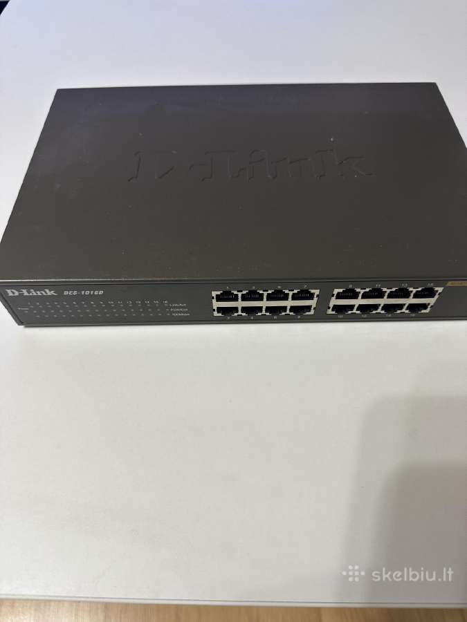 D-link des-1016d switch 16 portų - nuotraukos Nr. 2