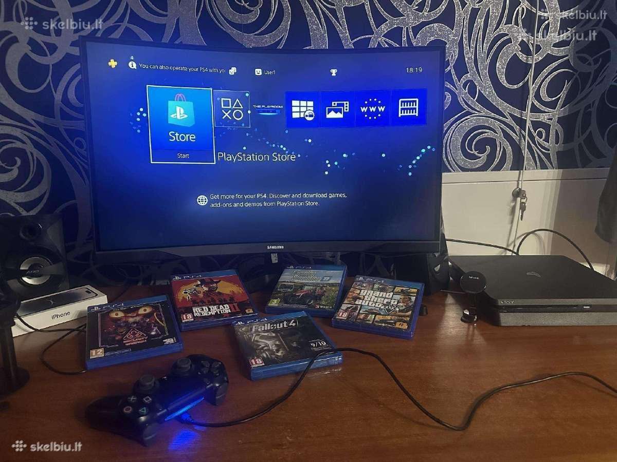 Playstation 4 Slim - nuotraukos Nr. 2
