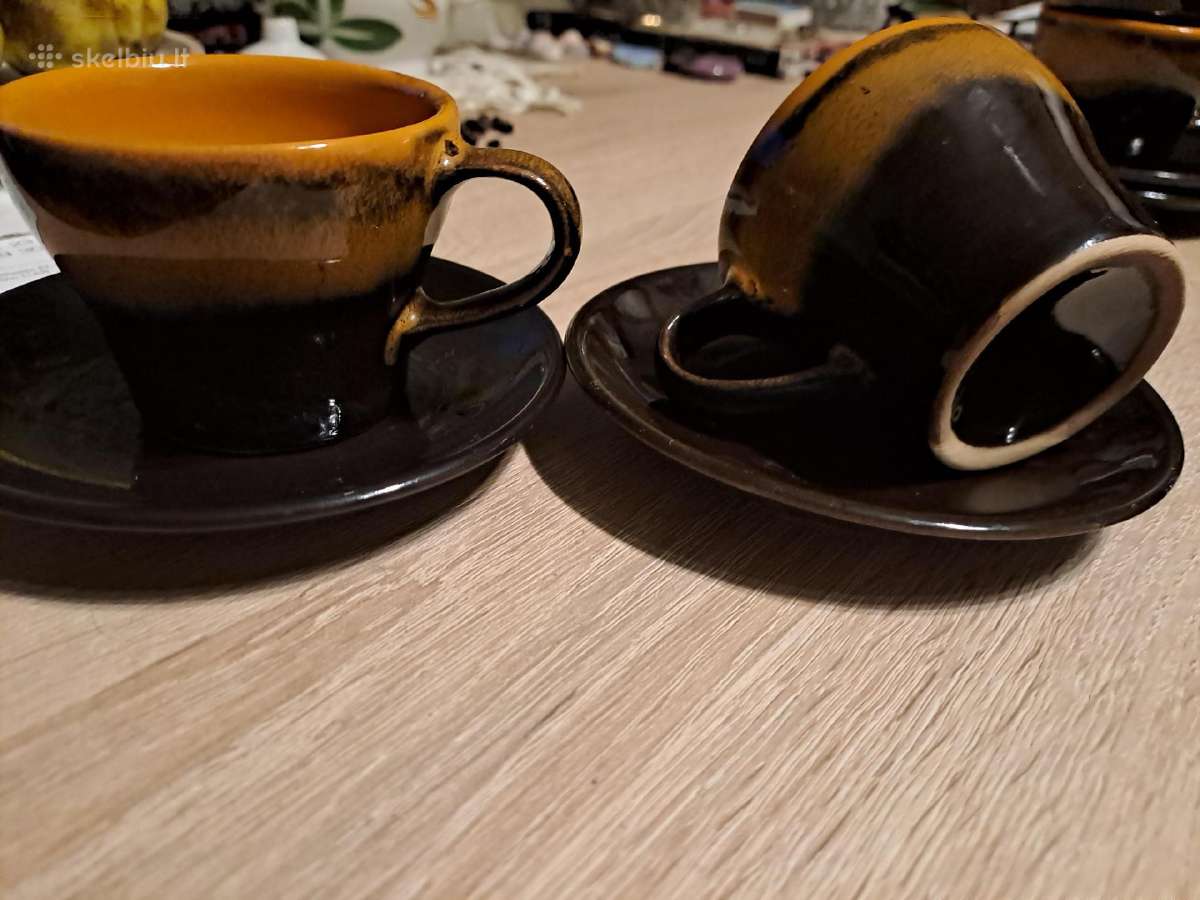 Kavos espresso rinkinys keramikinis - nuotraukos Nr. 2