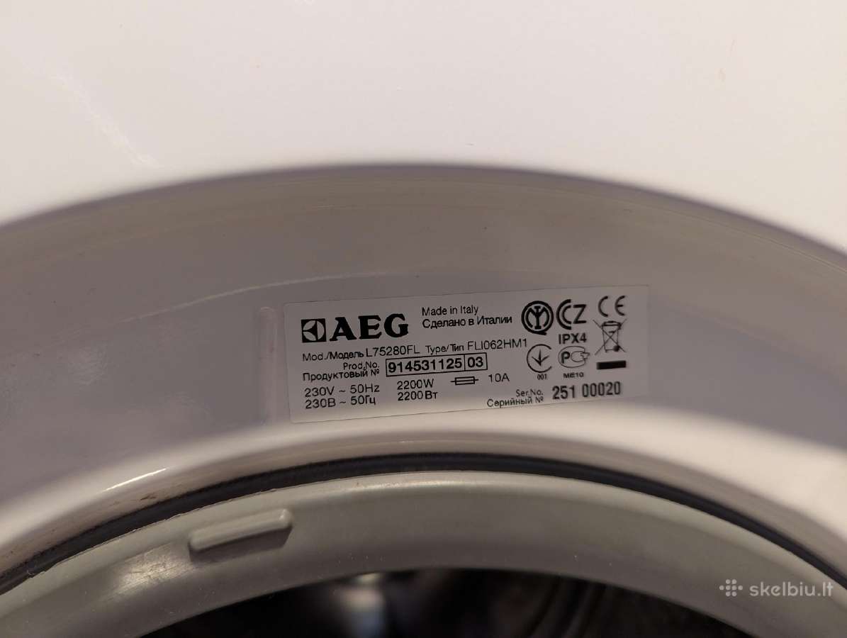 Aeg Protex 8kg - nuotraukos Nr. 3