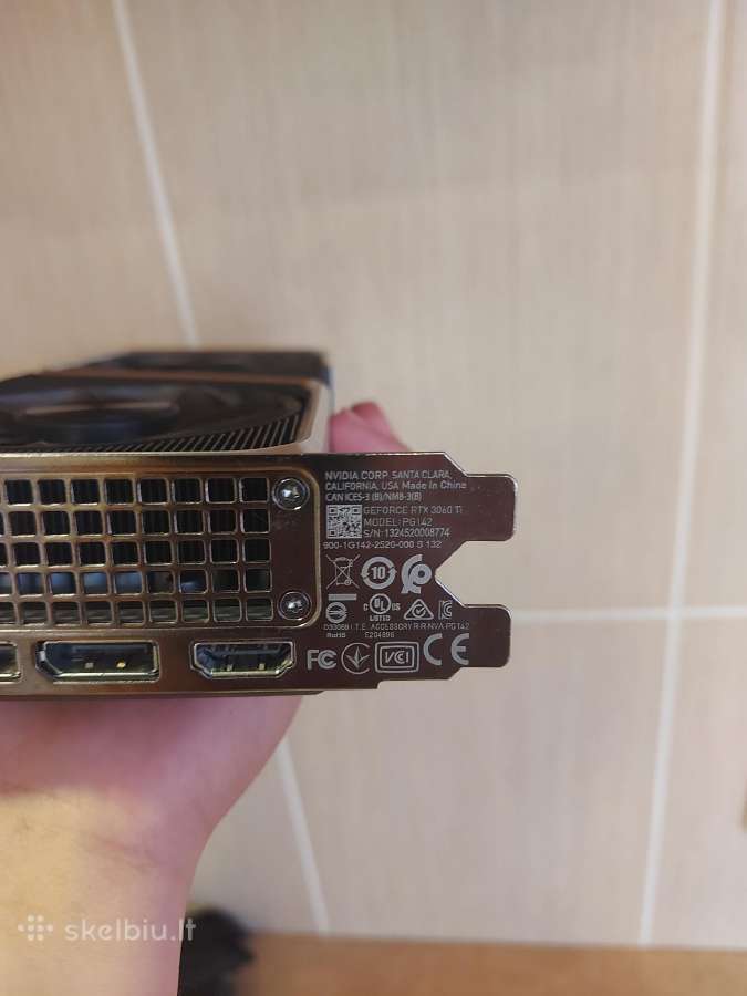 3060ti Founder Edition - nuotraukos Nr. 5