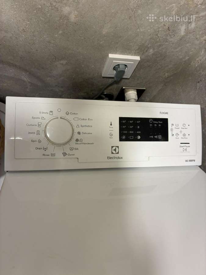 Skalbimo mašina 6kg Electrolux - nuotraukos Nr. 2