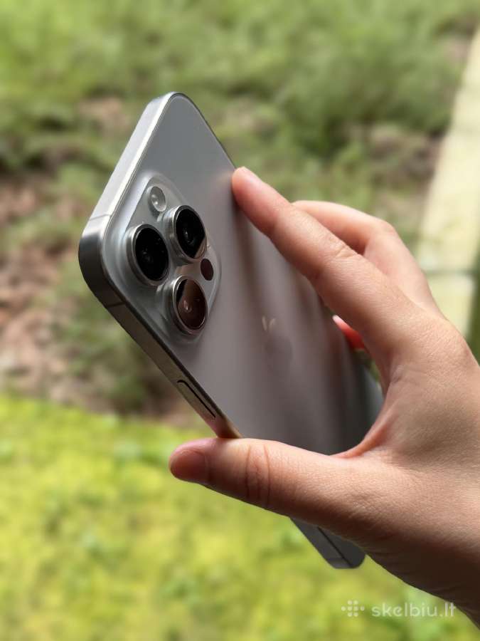 iPhone 15 Pro Max, 256 GB, Natural Titanium - nuotraukos Nr. 2
