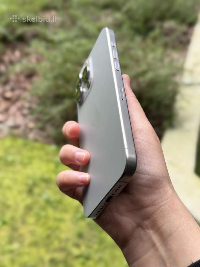 iPhone 15 Pro Max, 256 GB, Natural Titanium - nuotraukos Nr. 4