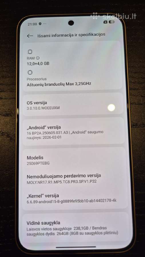 Xiaomi 15t 256gb - nuotraukos Nr. 8