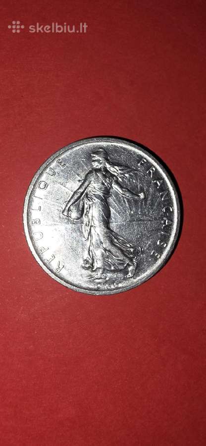 Prancūzija 5 frankai 1960,sidabras 0,835 - nuotraukos Nr. 2