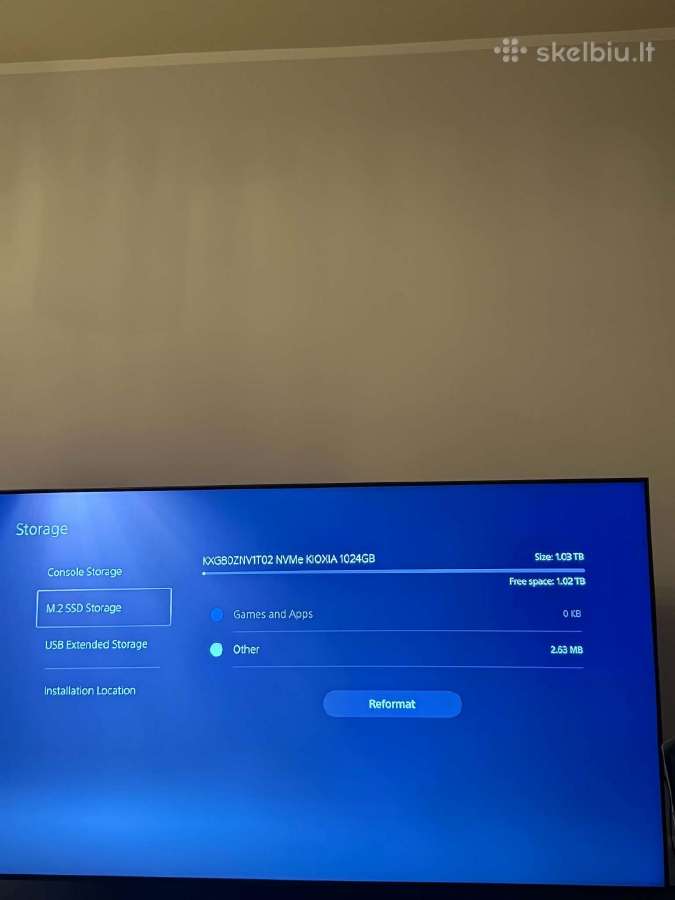 Ps5 slim disc + 1tb SSD - nuotraukos Nr. 5