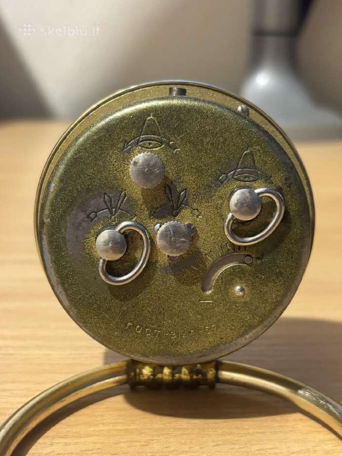 Tarybinis mechaninis stalinis žadintuvas Slava - nuotraukos Nr. 4