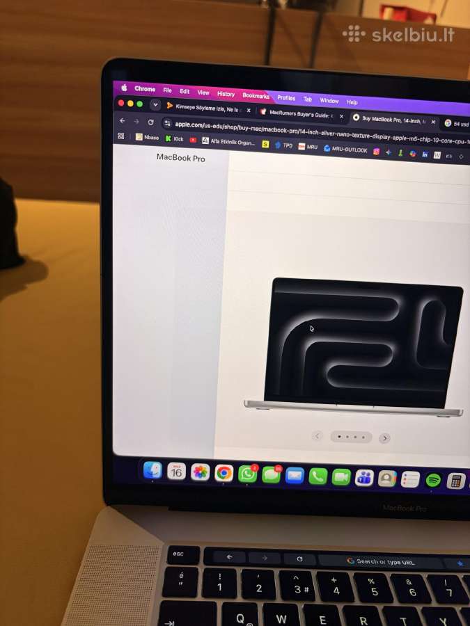 MacBook Pro 2019 16" - nuotraukos Nr. 3