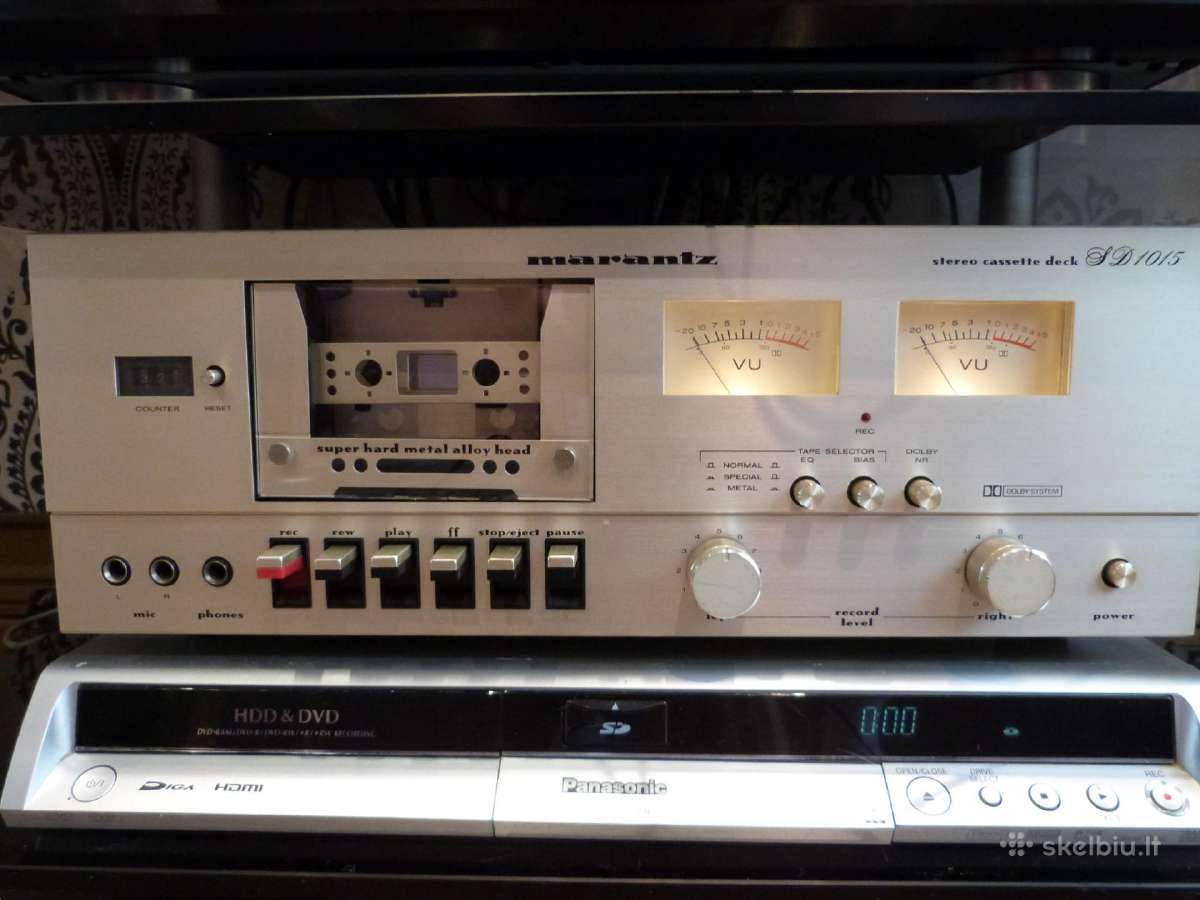 Marantz Sd1015 Stereo Cassette Deck. Vintage 1980m - nuotraukos Nr. 6