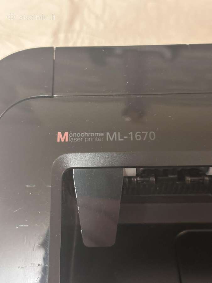 Kompaktiškas spausdintuvas Samsung Ml-1670 - nuotraukos Nr. 7