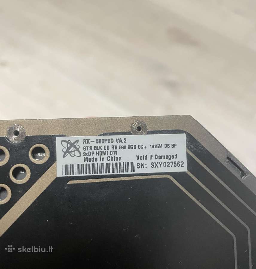 Prduodu rx580 8gb - nuotraukos Nr. 3