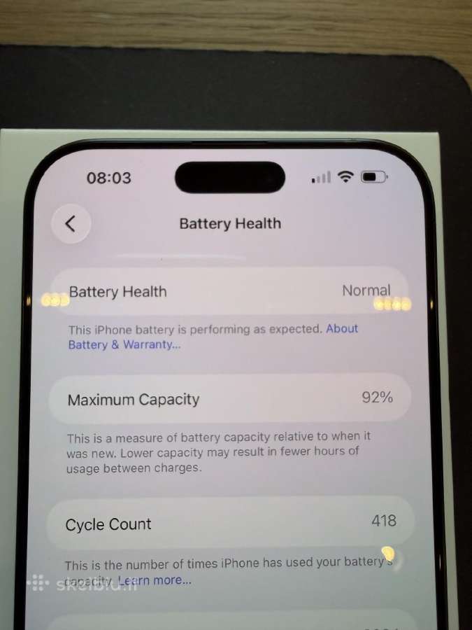 iPhone Pro Max 16 512 GB Black Titanium - nuotraukos Nr. 5