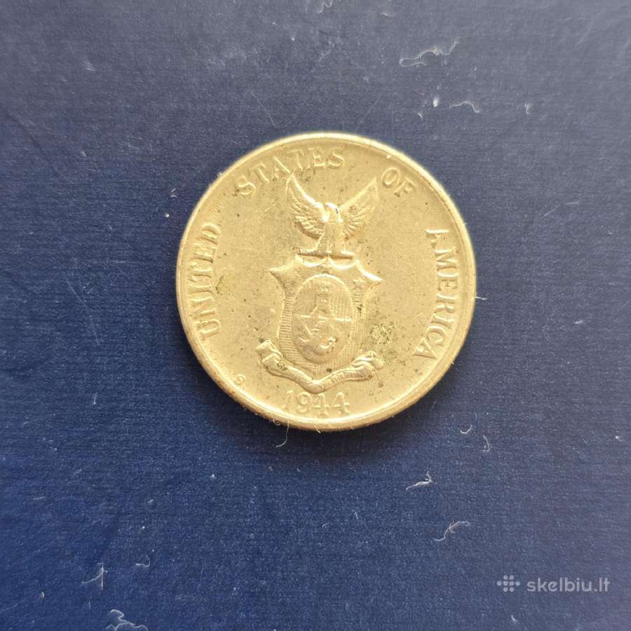 Filipinai 1944 5 centavos Ni-brass - nuotraukos Nr. 2