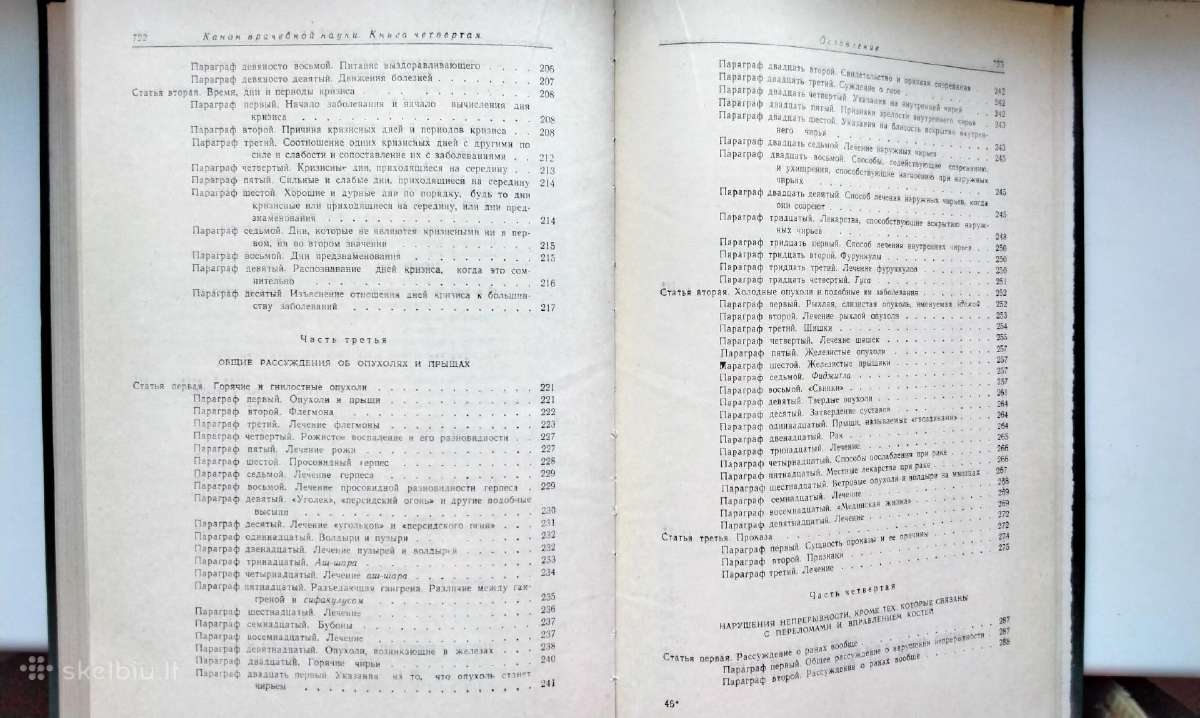 Avicena. Kanon vračebnoj nauki. Kniga Iv. 1980m. - nuotraukos Nr. 25