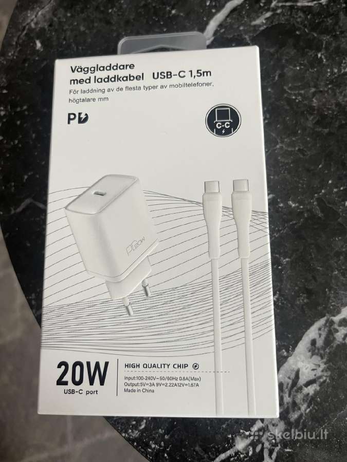 20w pakrovejas ir adapteris - nuotraukos Nr. 2