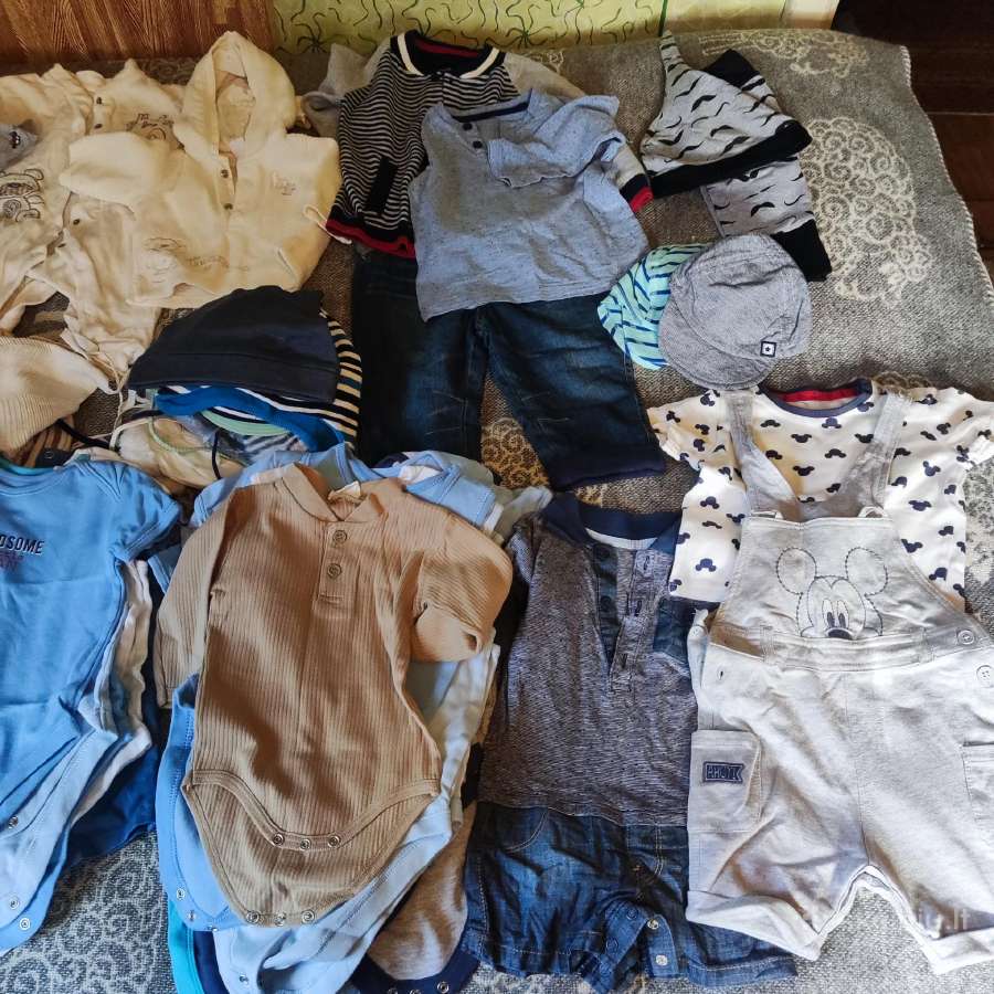 4 dėžės vaikiškų rūbų nuo gimimo iki 2 metų - nuotraukos Nr. 10