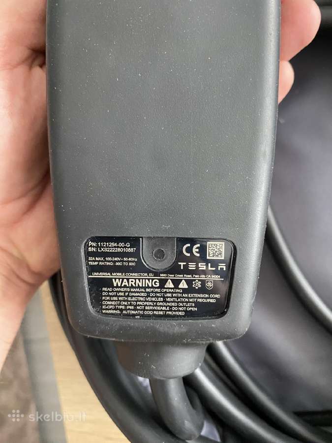 Tesla type 2 ikrovimo kabelis - nuotraukos Nr. 3