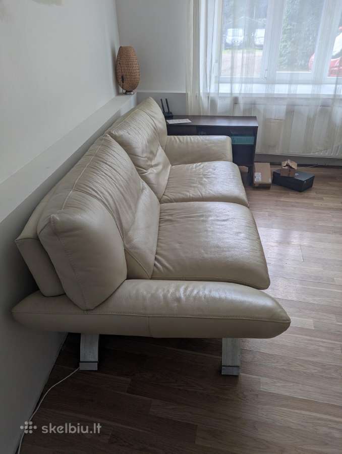 Odinė sofa - nuotraukos Nr. 2