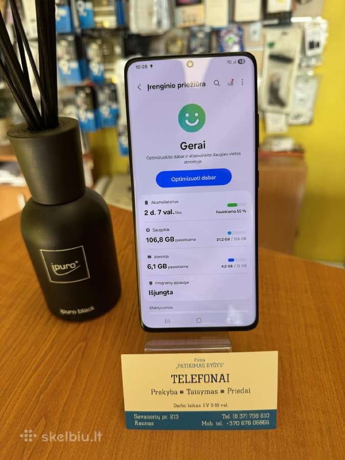 Samsung S21ultra 12ram 128gb Su Garantija - nuotraukos Nr. 3