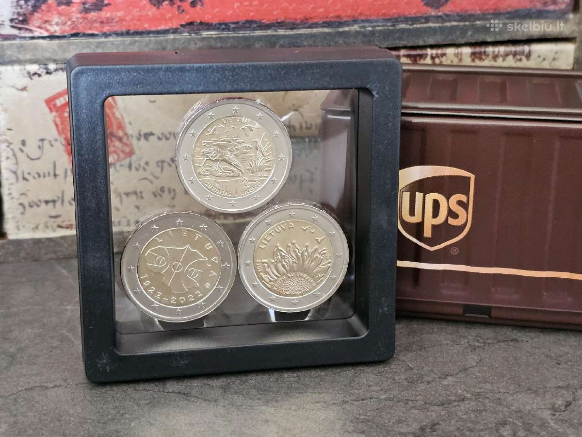 2 Eurų proginės LT monetos rėmeliuose - nuotraukos Nr. 4