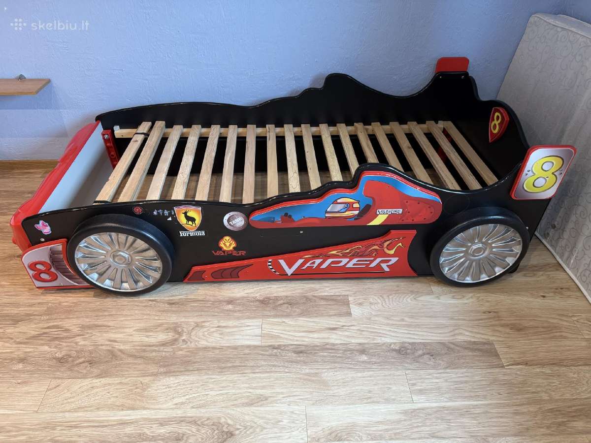 Vaper automobilio formos vaikiška lova 200x90 cm - nuotraukos Nr. 3