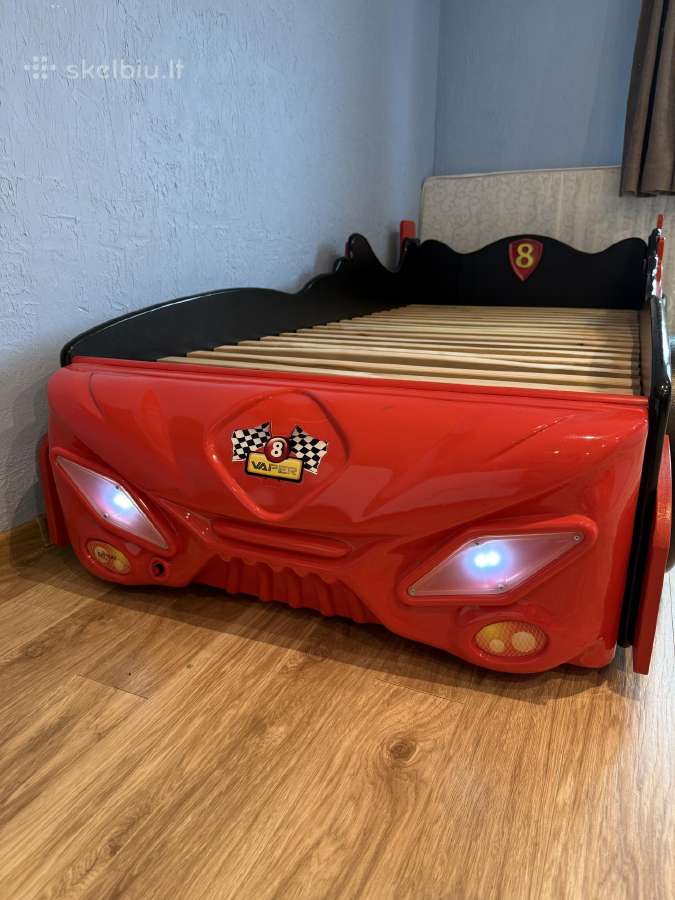 Vaper automobilio formos vaikiška lova 200x90 cm - nuotraukos Nr. 2