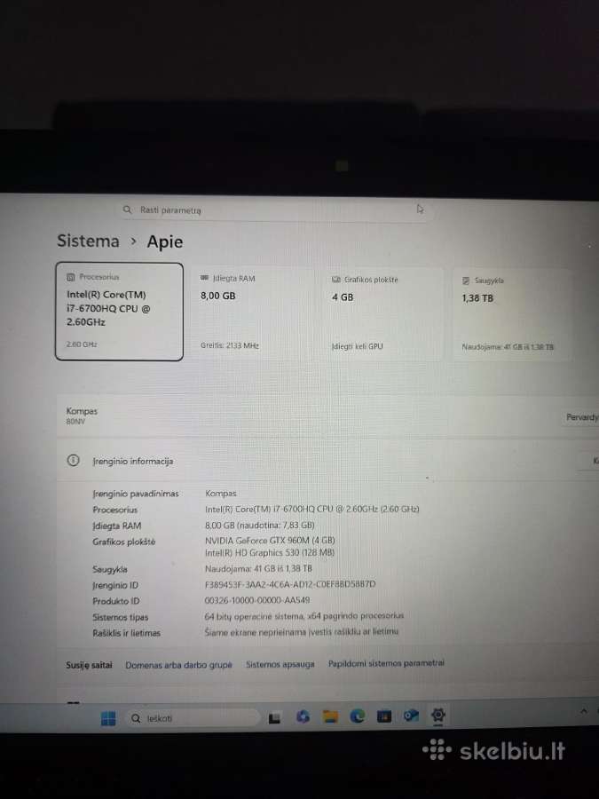 Lenovo y700 - nuotraukos Nr. 4