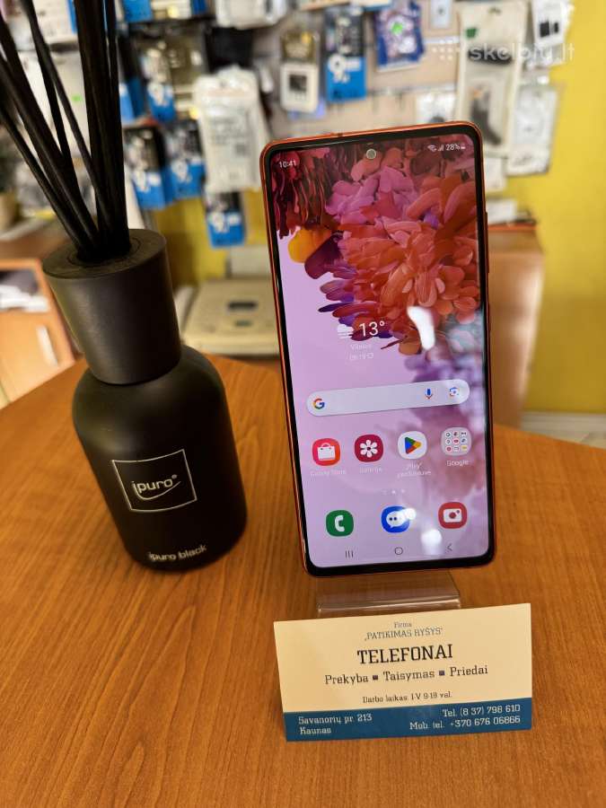 Samsung S20fe 128gb Red Su Garantija - nuotraukos Nr. 2