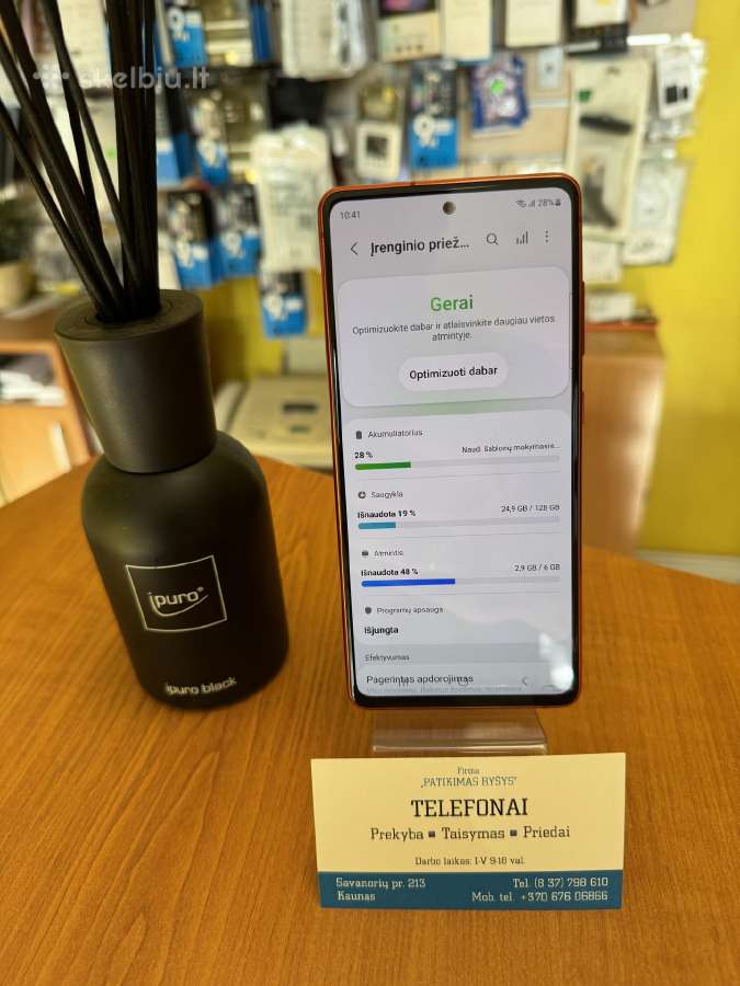 Samsung S20fe 128gb Red Su Garantija - nuotraukos Nr. 3