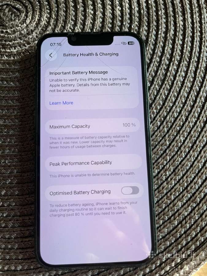 iPhone 13 Mini 128gb Green - nuotraukos Nr. 3