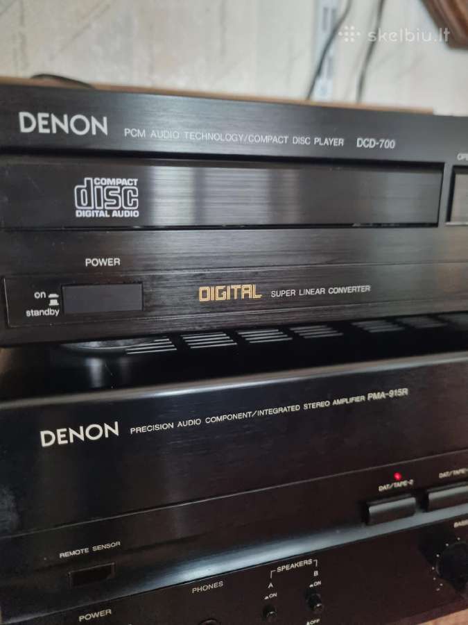 Denon stiprintuvas Pma-915r + Dcd-700 + pultas - nuotraukos Nr. 3