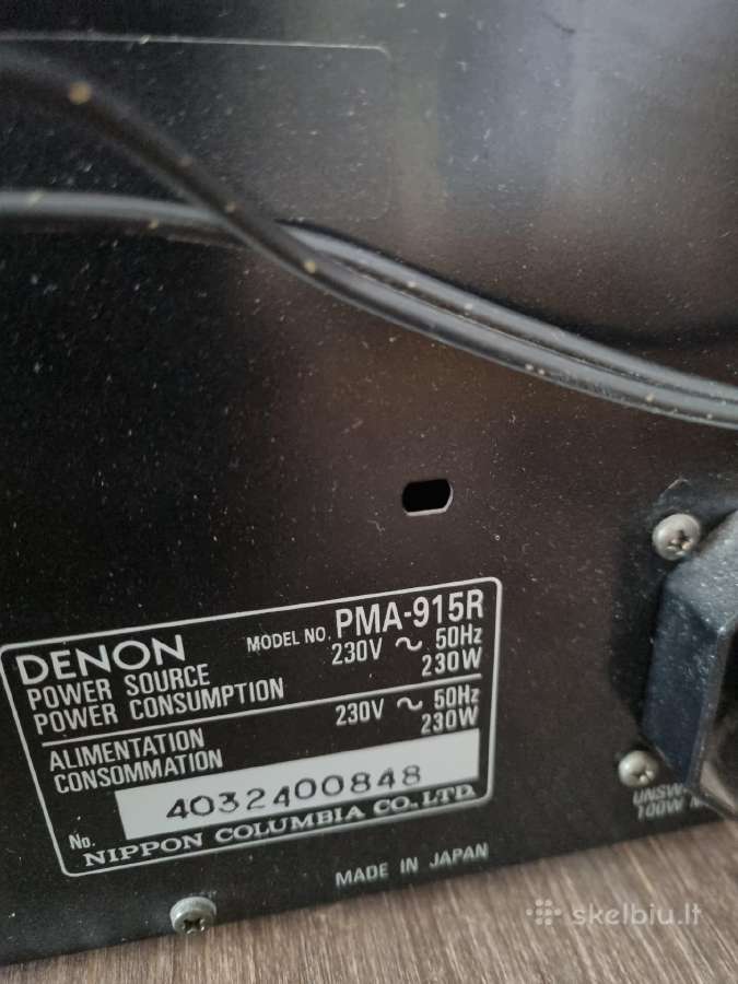 Denon stiprintuvas Pma-915r + Dcd-700 + pultas - nuotraukos Nr. 4