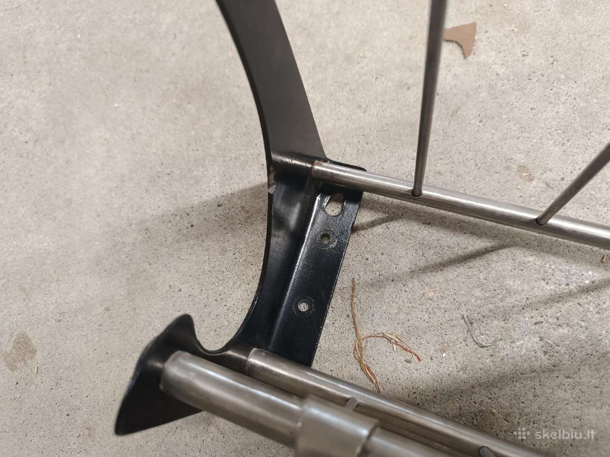 Metalinė sieninė drabužių kabykla su lentyna 93cm - nuotraukos Nr. 5