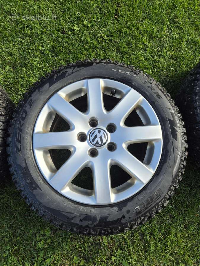 Padangos Pirelli 205/55 R16 su VW ratlankiais - nuotraukos Nr. 6