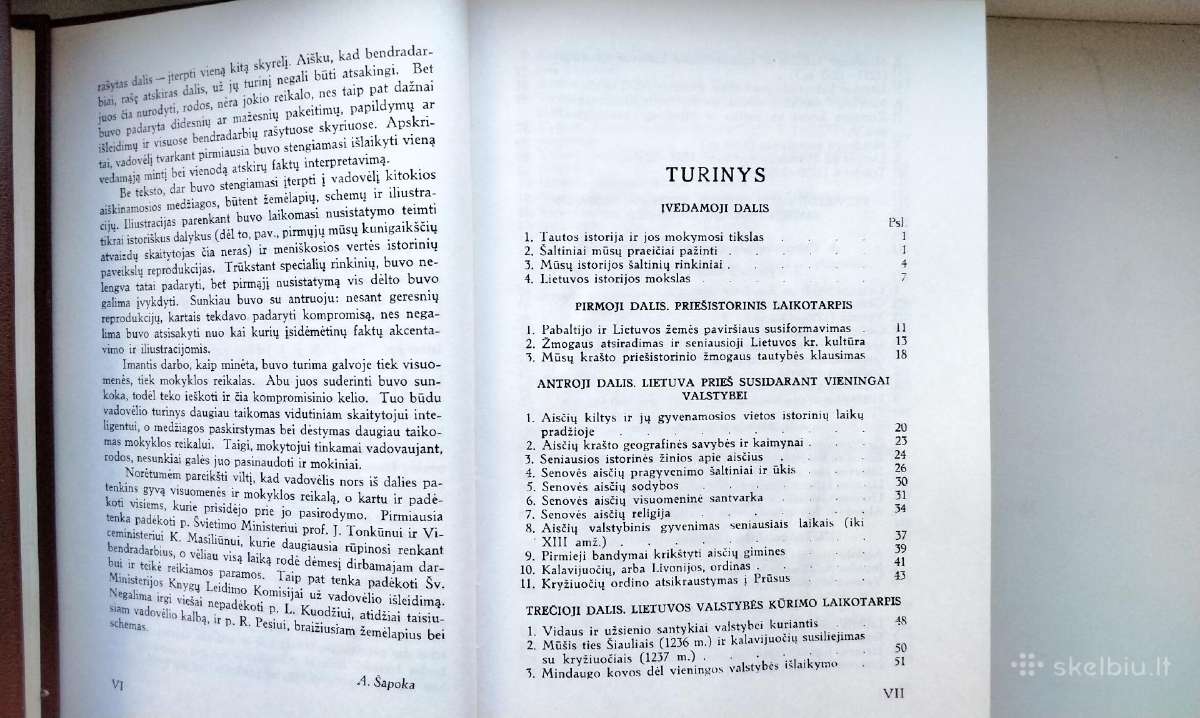 A. Šapoka. Lietuvos istorija. 1990 m. leid. - nuotraukos Nr. 3